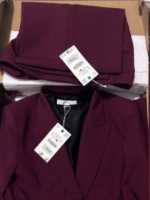 FOR RENT- ZARA Suit for only 3k! (Category: Coats, Jackets and Outerwear) located in Makati City. Submitted by brandedshopoffers (Listing ID 1467774462, Image 2). Description: FOR RENT: Zara Suit set Size: Large only! Price: 3k.