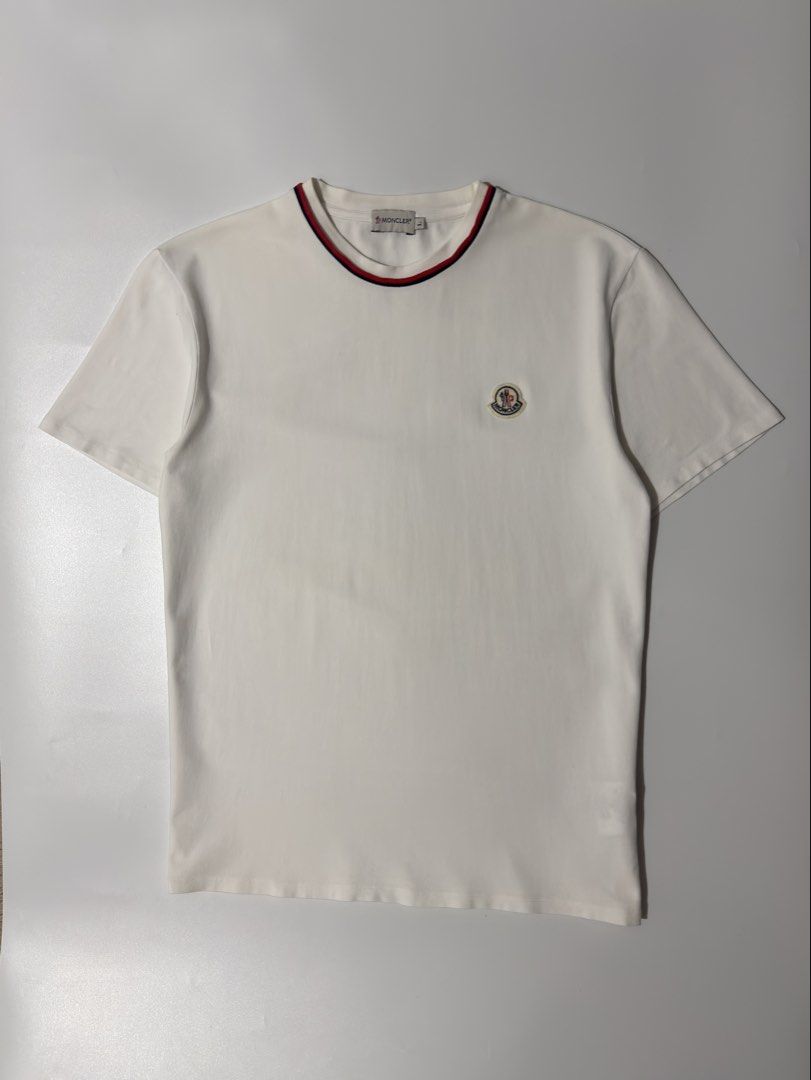 For sale (Category: Tshirts & Polo Shirts ) located in Marikina City. Submitted by skkagawad041591 (Listing ID 1467615804, Image 2). Description: Moncler maglia tee Size large Dimension Width 20 | Length 26 Excellent condition.