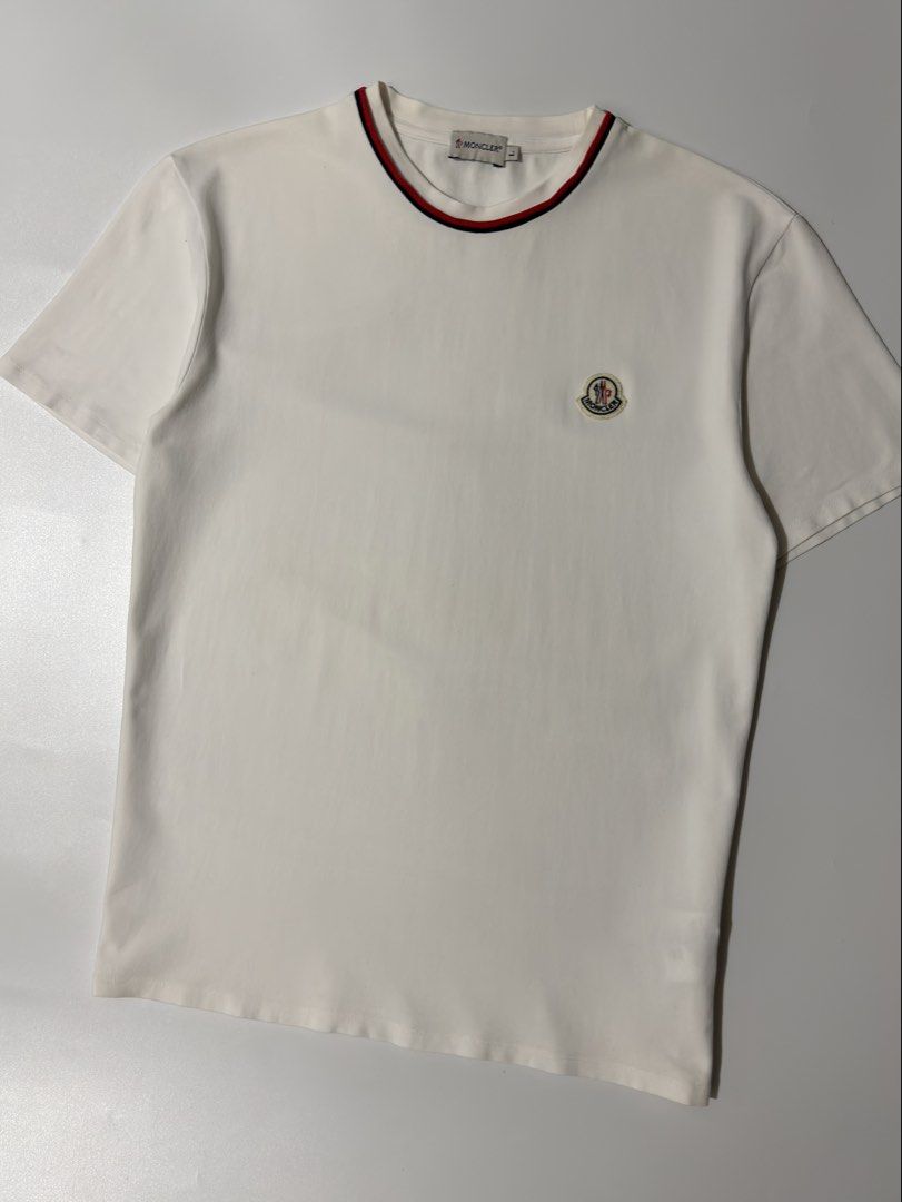 For sale (Category: Tshirts & Polo Shirts ) located in Marikina City. Submitted by skkagawad041591 (Listing ID 1467615804, Image 3). Description: Moncler maglia tee Size large Dimension Width 20 | Length 26 Excellent condition.