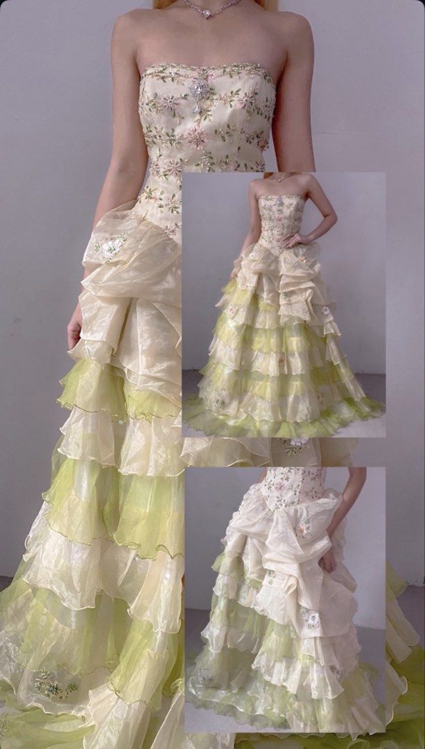 FOR SALE GOWN (Category: Evening dresses & gowns) located in Abucay. Submitted by colemixson09 (Listing ID 1467635261, Image 1). Description: FOR SALE Cottage core theme🧚🏻 Bridgerton theme Dm for details .