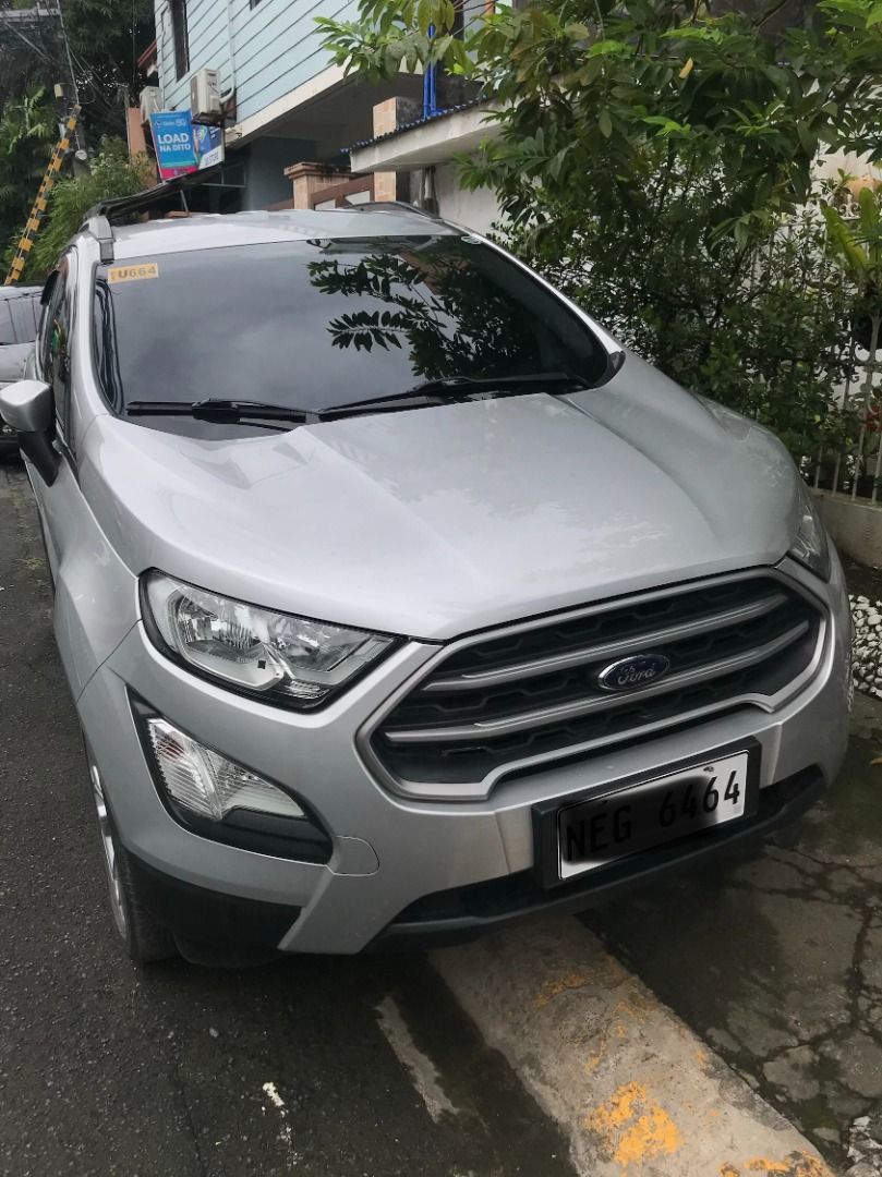 Ford Ecosport Manual (Category: Used Cars) located in Pasig City. Submitted by thepretentious (Listing ID 1467701412, Image 1). Description: Ford Ecosport 2019 M/T 46K mileage 2nd owner - bought from ugarte cars in 2022 with 11k mileage Good as new New LED high beam lights New battery Honest issues: MAP Sensor replaced - part came from casa (2024) Loc: Pasig Price 330k, highly negotiable.