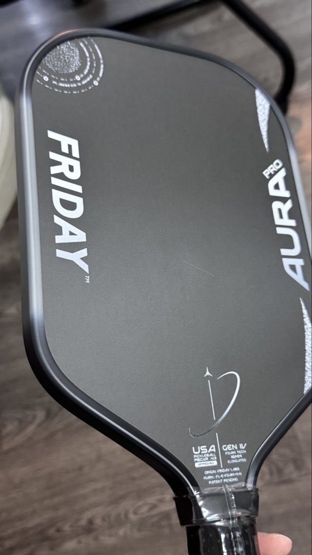 Friday Aura Pro Elongated (Category: Racket and Ball Sports) located in Paranaque City. Submitted by chanodano (Listing ID 1467764354, Image 3). Description: Friday Aura Pro -just the paddle for sale Bnew Message me for more info! .