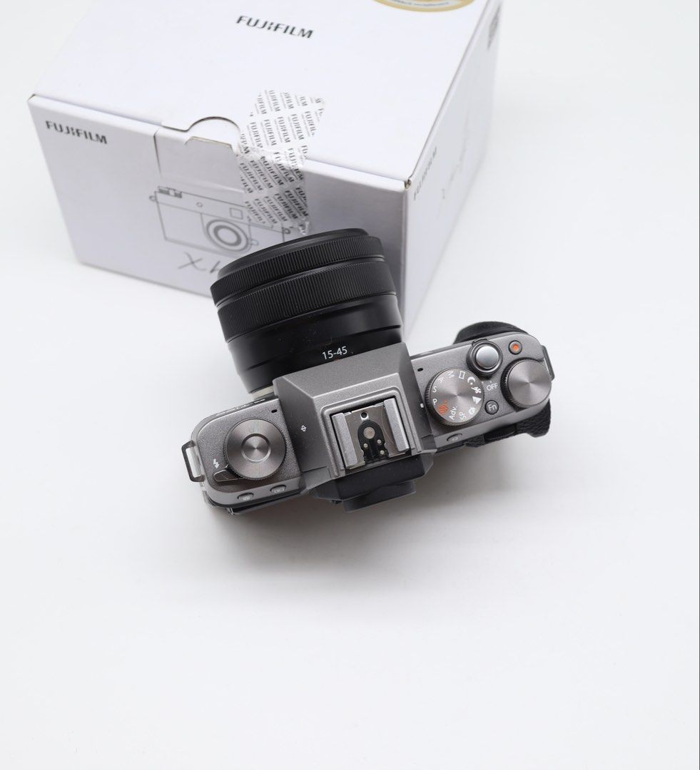 Fujifilm XT100 with 15-45 lens (Category: Cameras) located in Manila. Submitted by jaimeeloutan (Listing ID 1467754205, Image 2). Description: for sale! Fujifilm XT100 Mirrorless flipscreen with 15-45 lens set 21,900 Gray edition 📷 💰21,900 only pass sa tawad, mura nayan sulit deal with complete set freebie EVF view finder not working common issue ng XT series doesn't affect sa performance since puro lcd lang naman na. - Fujifilm XT100 flipscree