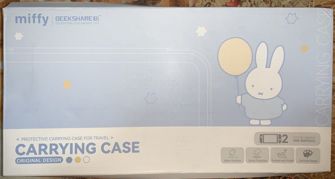 GeekShare Miffy Carrying Case Nintendo Switch 2 (Category: Cases & Covers) located in Pasig City. Submitted by haesulee (Listing ID 1467607323, Image 3). Description: Geekshare Miffy Carrying Case FOR SWITCH 2 MOP: GCash only MOD: J&T LOC: Pasig No rush shipping, thanks~.