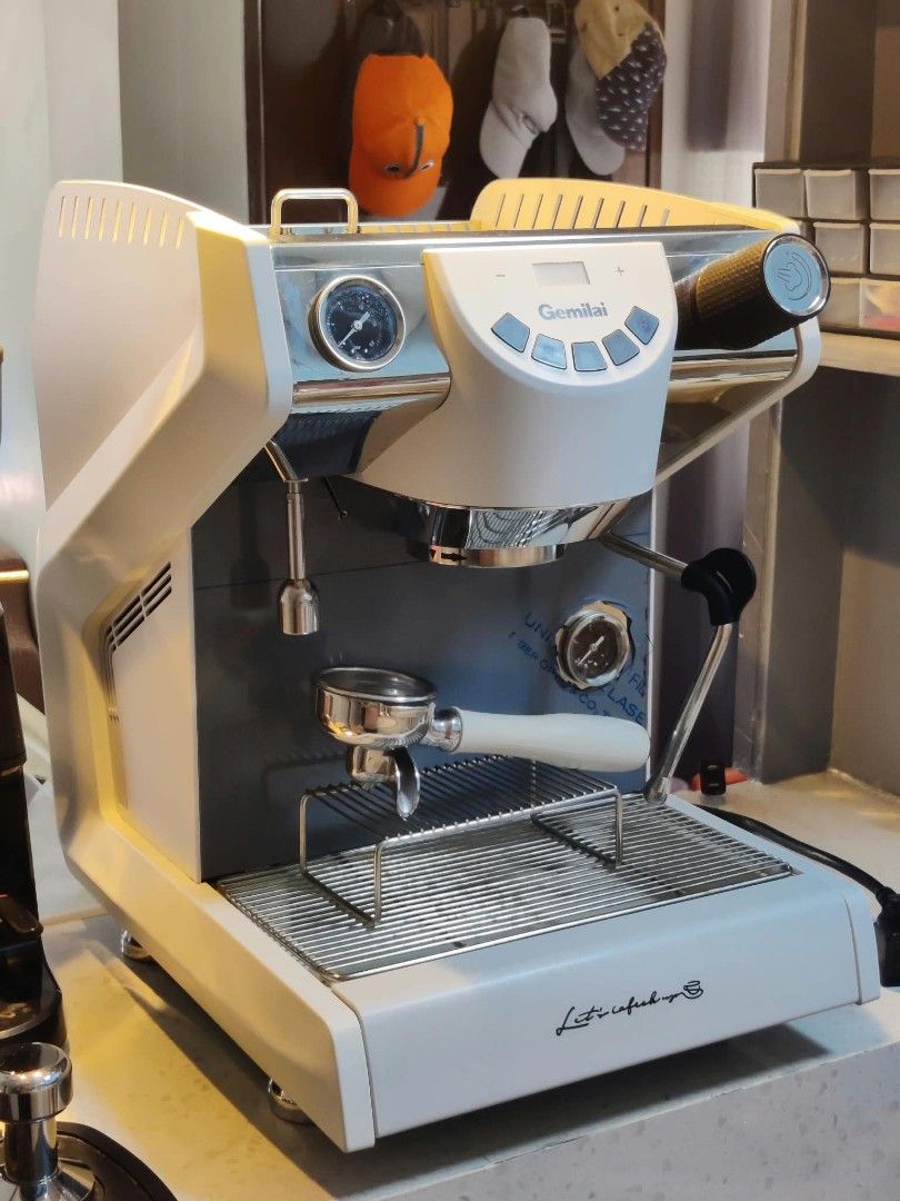Gemilai Espresso Machine and LaHome Grinder Bundle (Category: Coffee Machines & Makers) located in Cavite. Submitted by default.introvert29 (Listing ID 1467604999, Image 2). Description: - Complete home barista starter kit - White Gemilai espresso machine for reliable brewing - Black LaHome coffee grinder for fresh grounds - Includes portafilter, knock box, and tamper station - Comes with milk pitcher, cleaning powder, and brushes - Includes all 