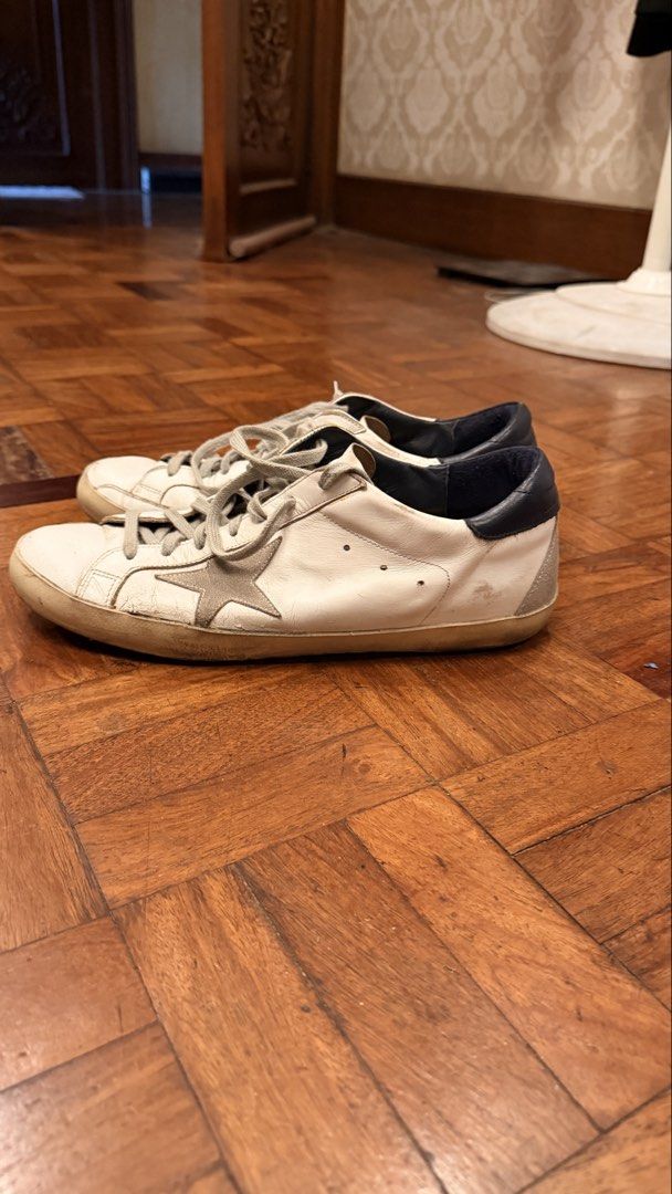 GGDB Superstar Navy Blue Tab (Category: Casual Shoes) located in Quezon City. Submitted by rmesperidion (Listing ID 1467736545, Image 1). Description: GGDB Superstar Navy Blue Tab Size: EU 44 (28cm) Condition: Used but not abused / Only used a number of times as it was too small for me RFS: Wrong size & decluttering Pair only Price: Php 2,000 Meet Up in Katipunan, QC (After Office Hours 7pm onwards) or Shaw Boulevard, Mandaluyong (During office h