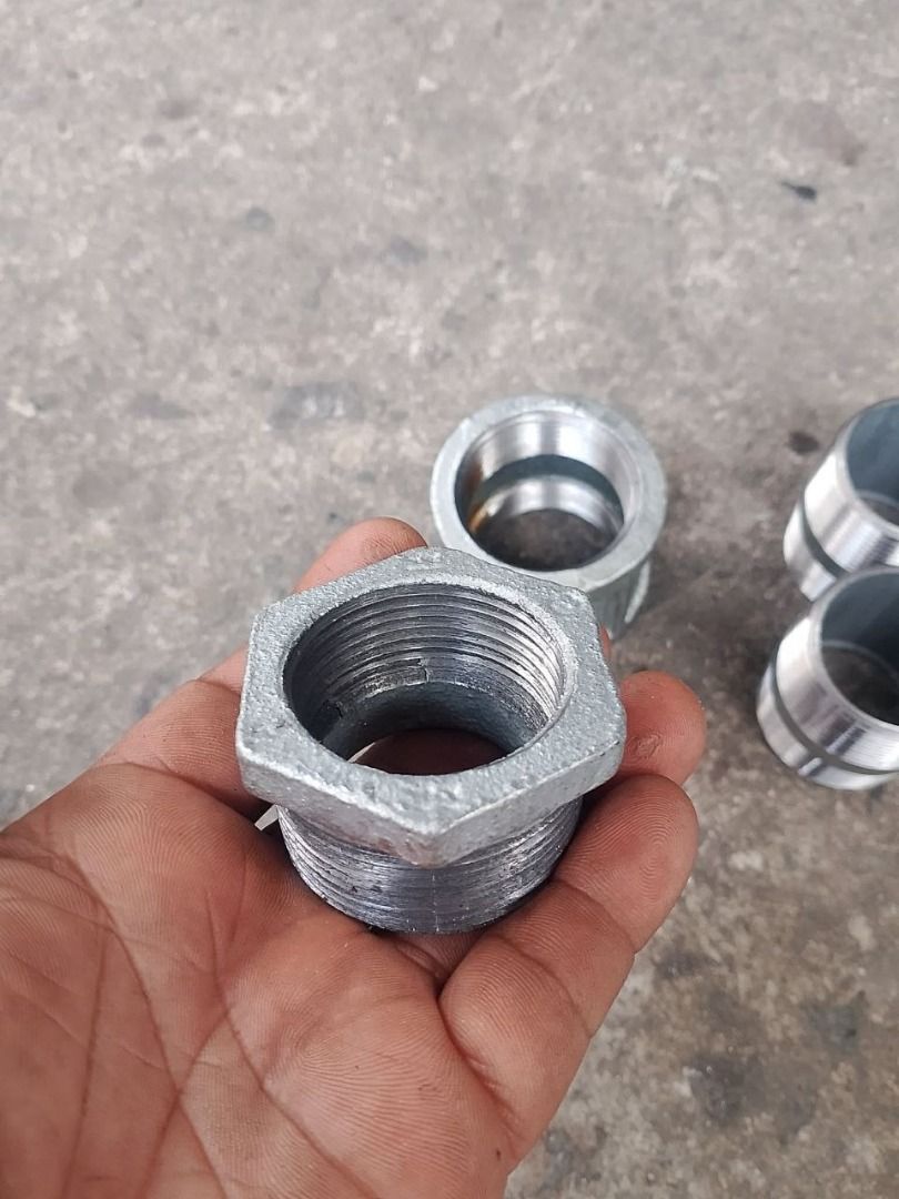GI Bushing Reducer Specs: 1 1/2 x 1 1/4 (Category: Construction Tools & Equipment) located in Manila. Submitted by joeyroque09 (Listing ID 1467679438, Image 3). Description: GI Bushing Reducer Specs: 1 1/2 x 1 1/4.