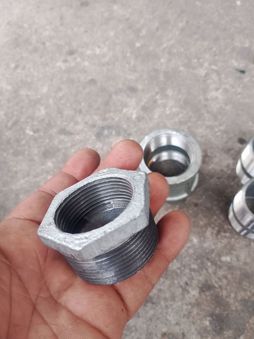 GI Bushing Reducer Specs: 1 1/2 x 1 1/4 (Category: Construction Tools & Equipment) located in Manila. Submitted by joeyroque09 (Listing ID 1467679438, Image 1). Description: GI Bushing Reducer Specs: 1 1/2 x 1 1/4.