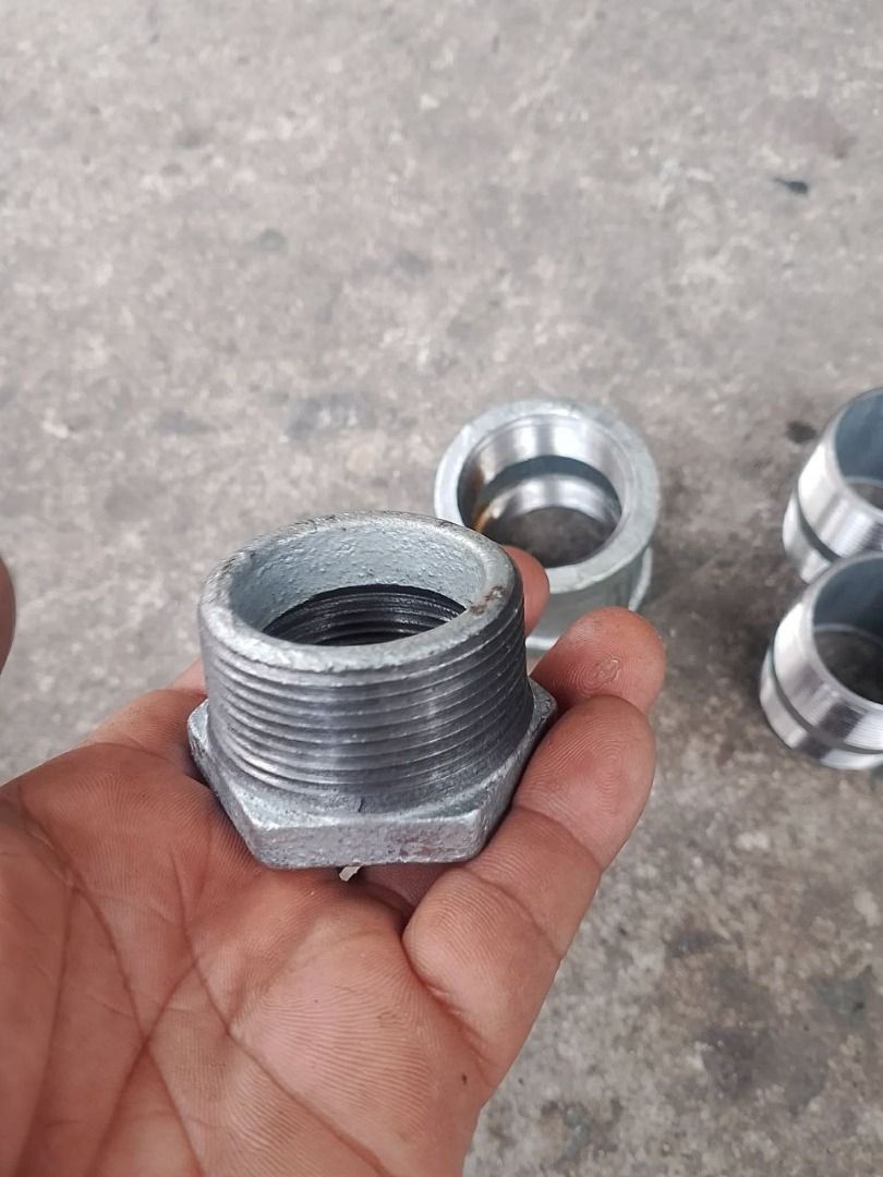 GI Bushing Reducer Specs: 1 1/2 x 1 1/4 (Category: Construction Tools & Equipment) located in Manila. Submitted by joeyroque09 (Listing ID 1467679438, Image 2). Description: GI Bushing Reducer Specs: 1 1/2 x 1 1/4.