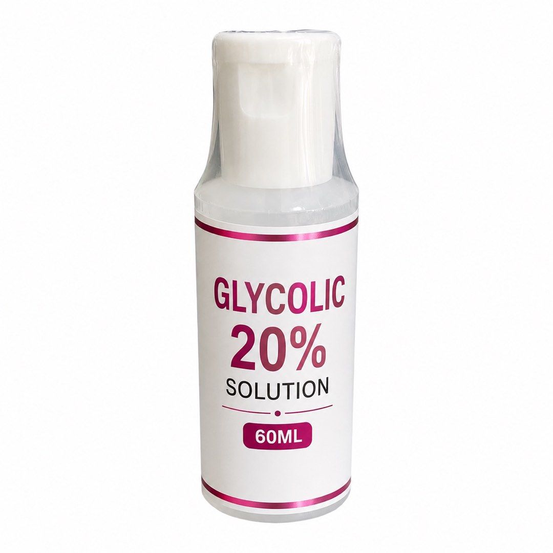 Glycolic 20% Solution 60ml Skincare Exfoliator (Category: Face Care) located in Paranaque City. Submitted by our_daily_essentialz (Listing ID 1467737099, Image 1). Description: - Volume: 60ml clear liquid formula - Concentration: 20% Glycolic Acid - Purpose: Ideal for skin exfoliation and chemical peeling routines - Packaging: Plastic squeeze cap, still wrapped in original clear plastic seal - Condition: Brand new, never opened or used.
