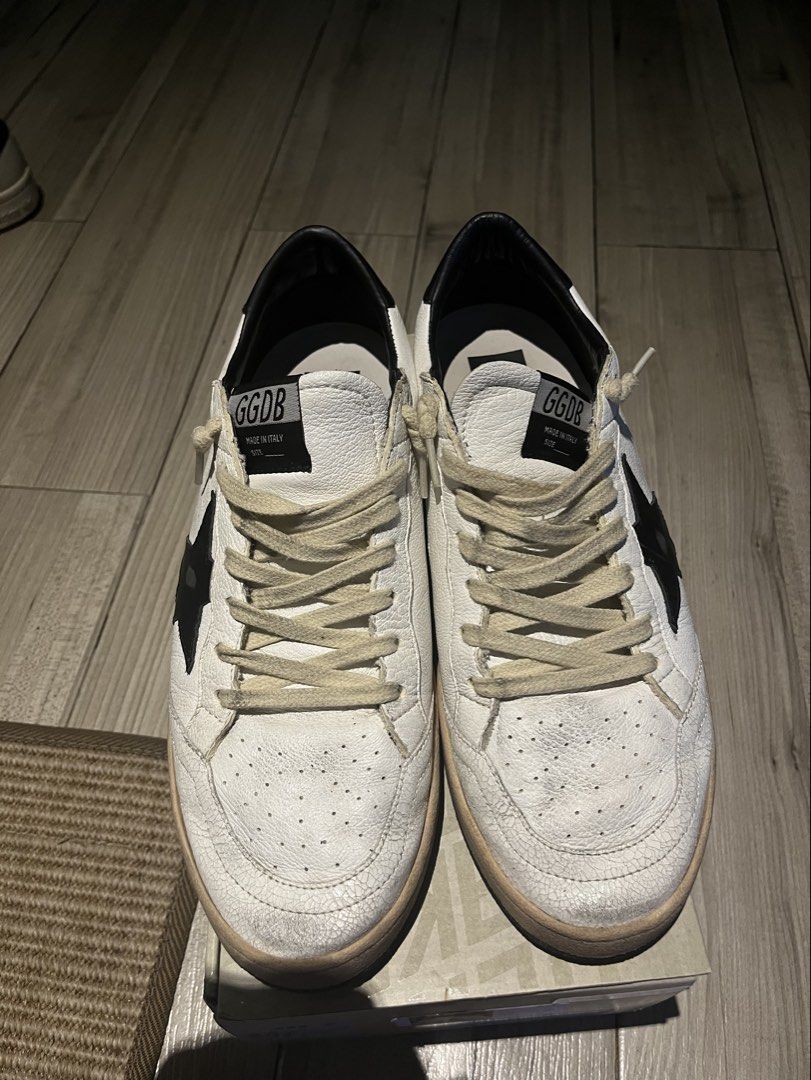 Golden Goose Ballstars (Category: Sneakers) located in Marikina City. Submitted by dwsnts (Listing ID 1467760115, Image 3). Description: RUSH!!! Price is negotiable Size 9 us Used a few times All included with box Dm for inquiries.