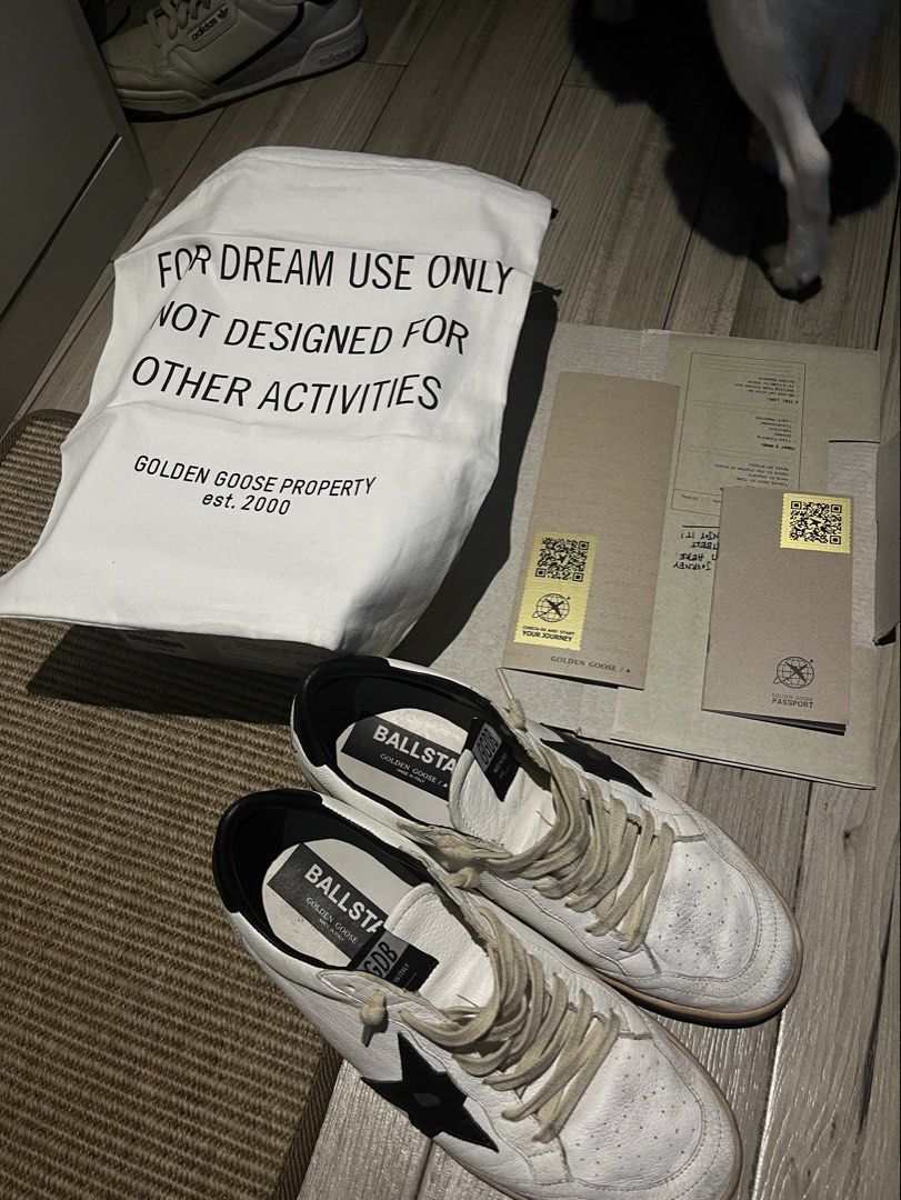 Golden Goose Ballstars (Category: Sneakers) located in Marikina City. Submitted by dwsnts (Listing ID 1467760115, Image 1). Description: RUSH!!! Price is negotiable Size 9 us Used a few times All included with box Dm for inquiries.