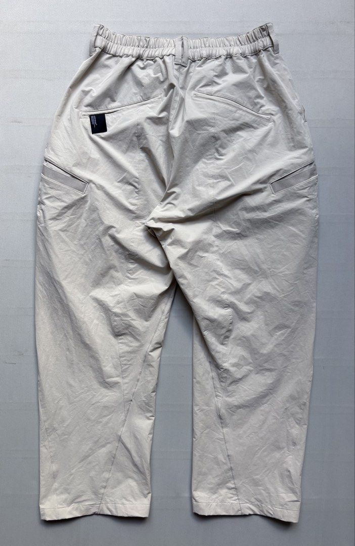 GOOPIMADE “MR-M1G” Softbox Basic Pants - White (Category: Trousers) located in Baguio. Submitted by viibodegaaa (Listing ID 1467722964, Image 3). Description: Item: GOOPIMADE “MR-M1G” Softbox Basic Pants - White Size: 2 Waist: 15’ **unstretched** Rise: 15.5’ Thigh: 15’ Inseam: 25’ Length: 38’ Leg opening: 9’ Price: 2280 **missing yung tali**.