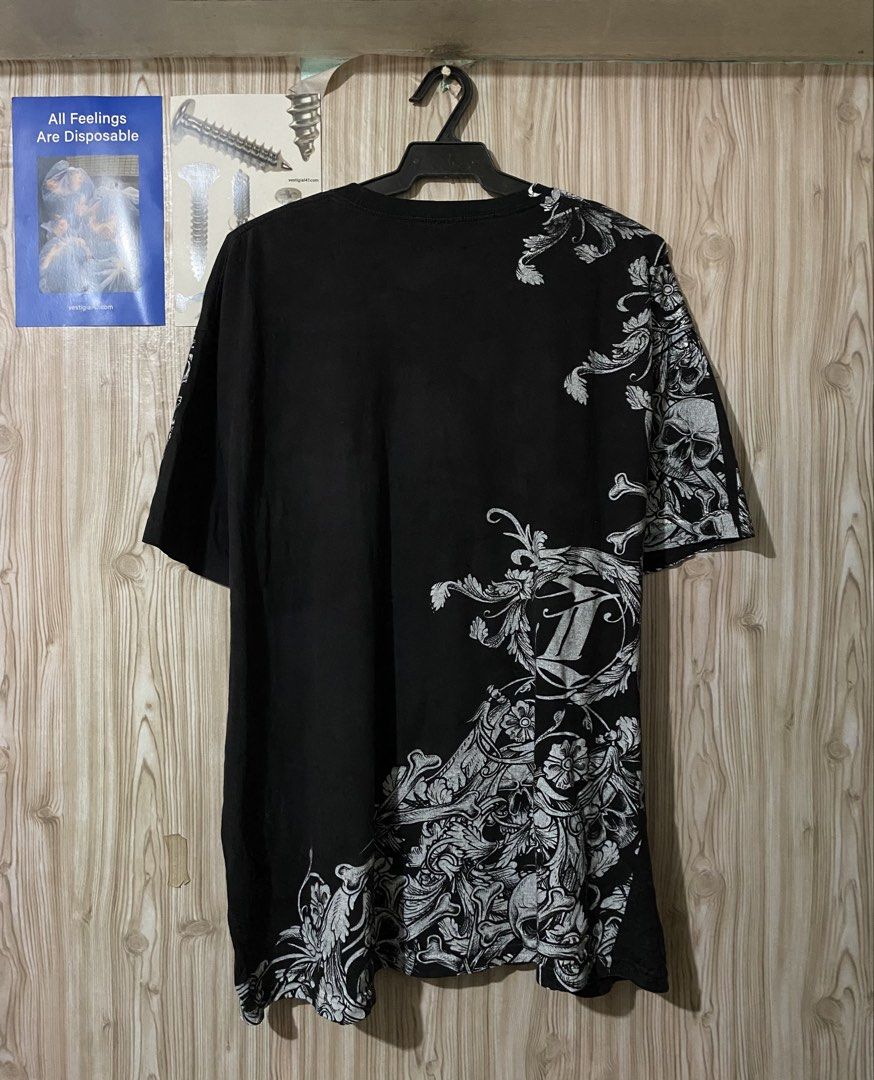 GRAIL Infamous Skull AOP Tee (Category: Tshirts & Polo Shirts ) located in Manila. Submitted by mals.col (Listing ID 1467738380, Image 3). Description: Dimensions: 23” x 30” Flaws: minimal crackprints ₱1,500+sf.