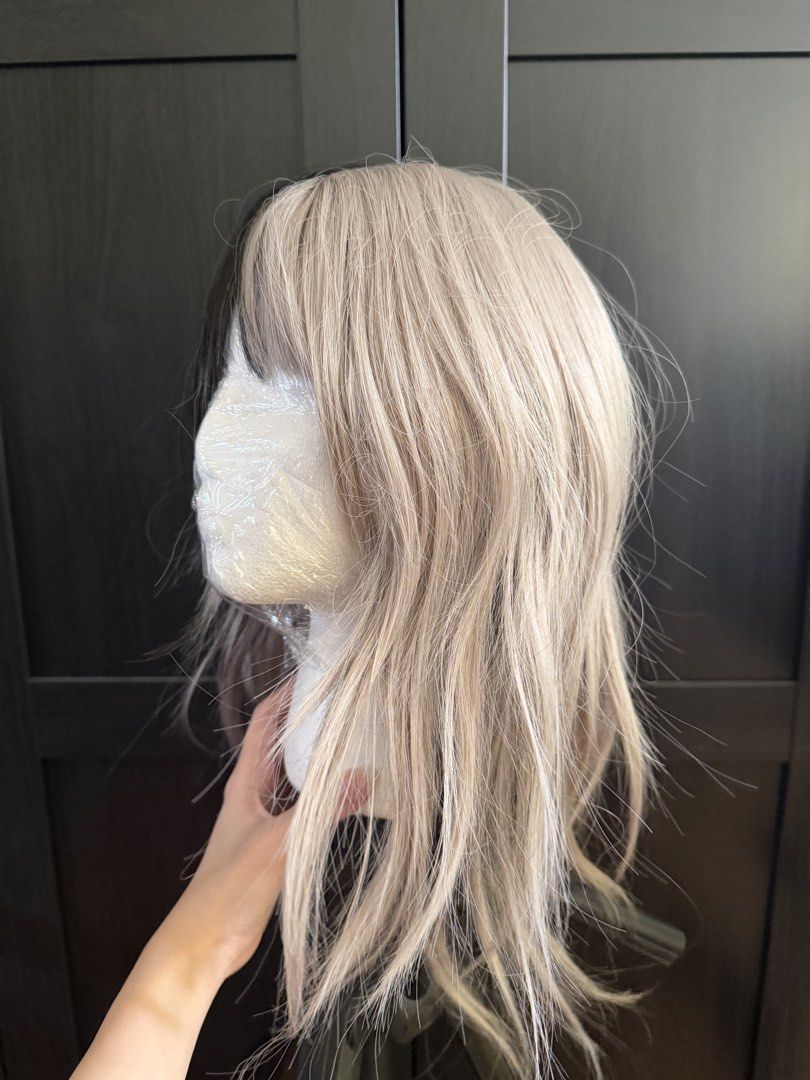 Gray and Black Wig (Category: Hair) located in Caloocan City. Submitted by olimijme (Listing ID 1467606575, Image 2). Description: Gray and Black Wig -newly washed -unstyled -cut bangs -not super thick Shipping through Lalamove or Grab only, fee to be shouldered by buyer.