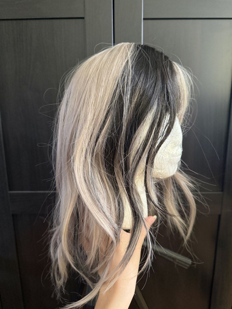 Gray and Black Wig (Category: Hair) located in Caloocan City. Submitted by olimijme (Listing ID 1467606575, Image 3). Description: Gray and Black Wig -newly washed -unstyled -cut bangs -not super thick Shipping through Lalamove or Grab only, fee to be shouldered by buyer.