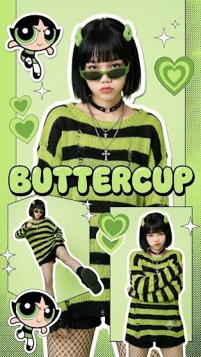 Green and Black Striped Knitted Sweater (Category: Longsleeves) located in Caloocan City. Submitted by olimijme (Listing ID 1467621732, Image 2). Description: Green and Black Striped Knitted Sweater -used for Buttercup cosplay -like new -soft -fits size S - M Shipping through Lalamove or Grab only, fee to be shouldered by buyer.