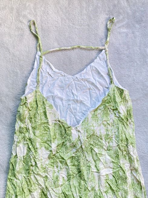 Green Camisole Dress (Category: Dresses) located in Rizal. Submitted by sheeraay (Listing ID 1467658513, Image 2). Description: - Brand: Style Rack (Designed in L.A.) - Condition: Brand new with tags (BNWT) - Color: Green and white tie-dye.