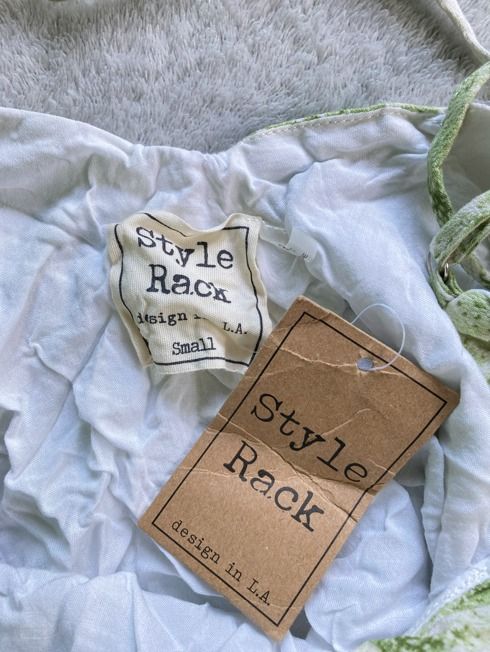 Green Camisole Dress (Category: Dresses) located in Rizal. Submitted by sheeraay (Listing ID 1467658513, Image 3). Description: - Brand: Style Rack (Designed in L.A.) - Condition: Brand new with tags (BNWT) - Color: Green and white tie-dye.