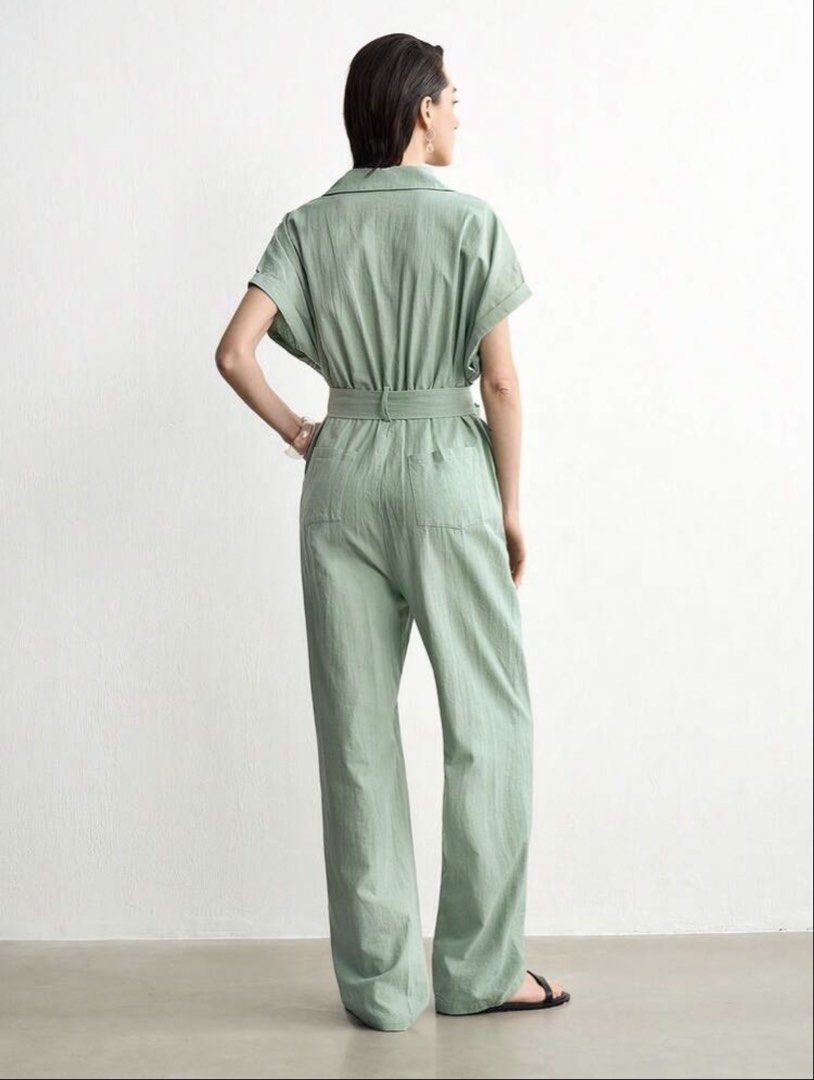 Green Jumpsuit (Category: Jumpsuits) located in San Juan City. Submitted by kassyjsn (Listing ID 1467787869, Image 3). Description: Green Jumpsuit - Large size - Premium quality material for long-lasting durability - Sleek and modern design suitable for daily use - Lightweight and portable for everyday convenience.
