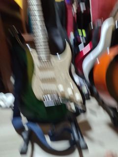 Fender Stratocaster Electric Guitar Blue, Hobbies & Lifestyle, Musical ...