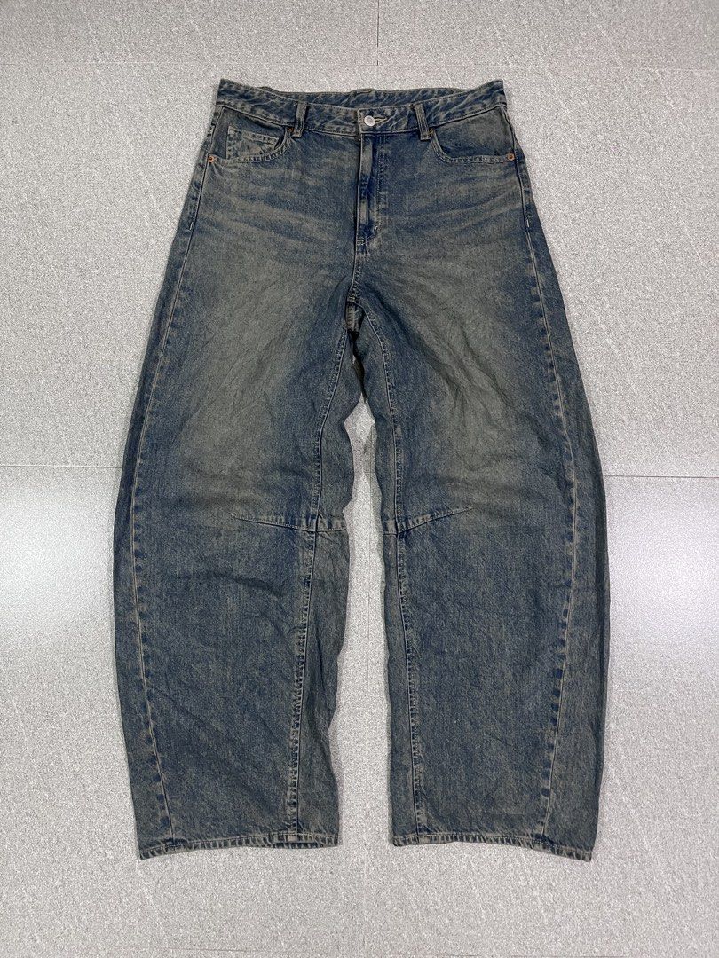 GU barrel denim jeans (Category: Jeans) located in Daet. Submitted by jamescaldito (Listing ID 1467736820, Image 2). Description: - Excellent Condition - 32 waist - 41 length - 10 leg opening.