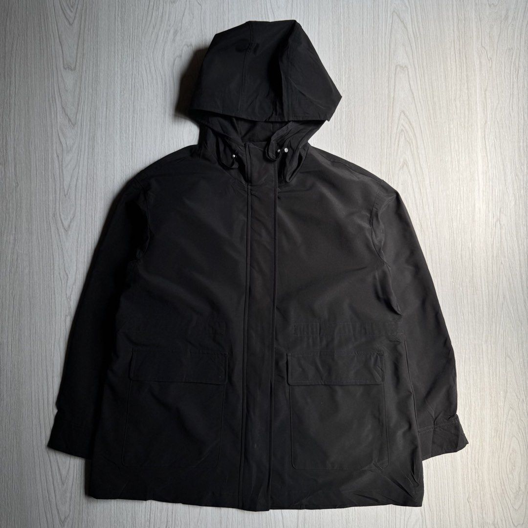 GU Black Parka Jacket (Category: Coats, Jackets and Outerwear) located in Zamboanga. Submitted by rustic.rev (Listing ID 1467698779, Image 1). Description: GU Black Parka Jacket In excellent condition Tagged: S Actual Measurements: Pit to pit: 20.5” Length: 27” Shoulders: 19”.