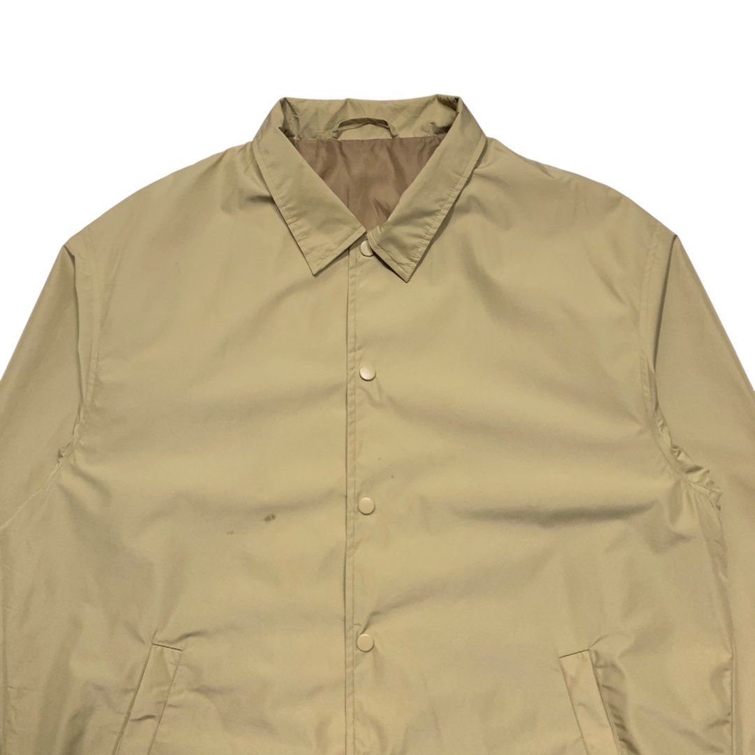 GU Japan Buttondown Coach Jacket (Category: Coats, Jackets and Outerwear) located in Baguio. Submitted by thesecretshop_ph (Listing ID 1467737351, Image 3). Description: Size: LL Lenght: 30” Width: 25” Issue: Needs Wash Fresh Loots.