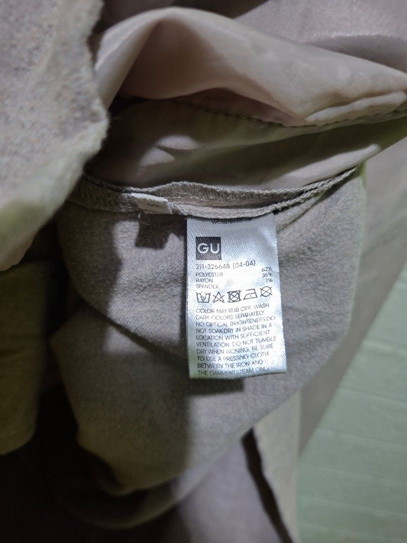 GU OVERSHIRT LONGSLEEVES (Category: Coats, Jackets and Outerwear) located in Cebu City. Submitted by uniqloarchives_ (Listing ID 1467647154, Image 3). Description: GU OVERSHIRT LONGSLEEVES BEST FIT MEDIUM WIDTH: 21 LENGTH: 27 📌EXCELLENT CONDITION 📌Color rate: 10/10 📌 WASHED READY TO WEAR 📌 NO ISSUE 📍LOCATION:CEBU CITY 📦COURIER:J&T or MAXIM COD 🏷️₱650 + sf.