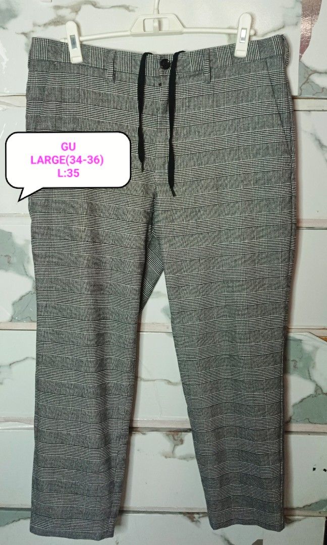 GU TROUSER PANTS MEN(34-36) (Category: Trousers) located in Quezon City. Submitted by ahyaladyblue (Listing ID 1467713645, Image 1). Description: .