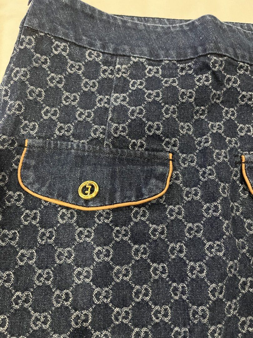 Gucci Denim Skirt (Category: Skirts) located in Manila. Submitted by ngnony (Listing ID 1467670194, Image 2). Description: .