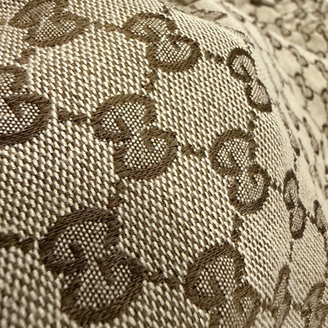 GUCCI GG Print Shorts [S] (Category: Shorts) located in Malabon City. Submitted by k_intimates (Listing ID 1467787225, Image 3). Description: Details: • Size S (24-26” in tape measure) • Like new • Gucci GG-print shorts in beige and dark brown.