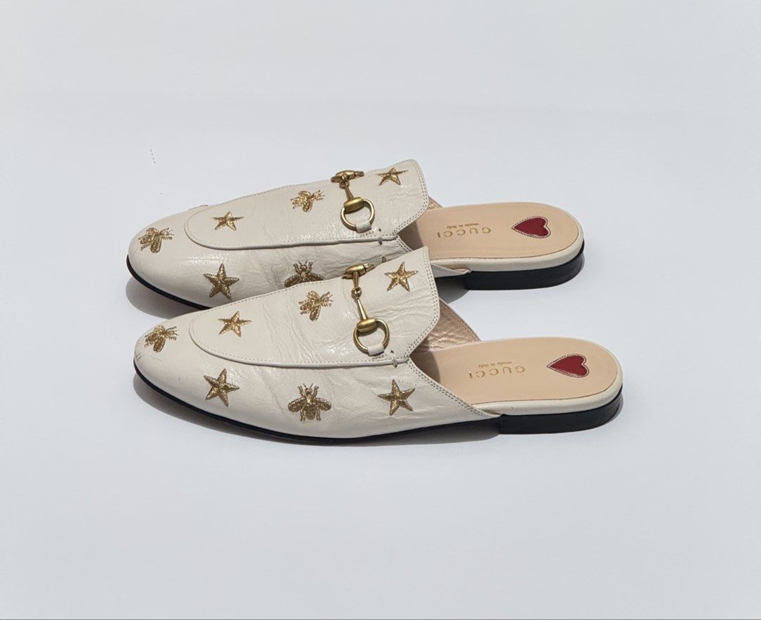 Gucci mules (Category: Flats & Sandals) located in Quezon City. Submitted by byuklph (Listing ID 1467795142, Image 2). Description: Auth💯size 38.5 Excellent condition Minimal signs of wear No inclusion .