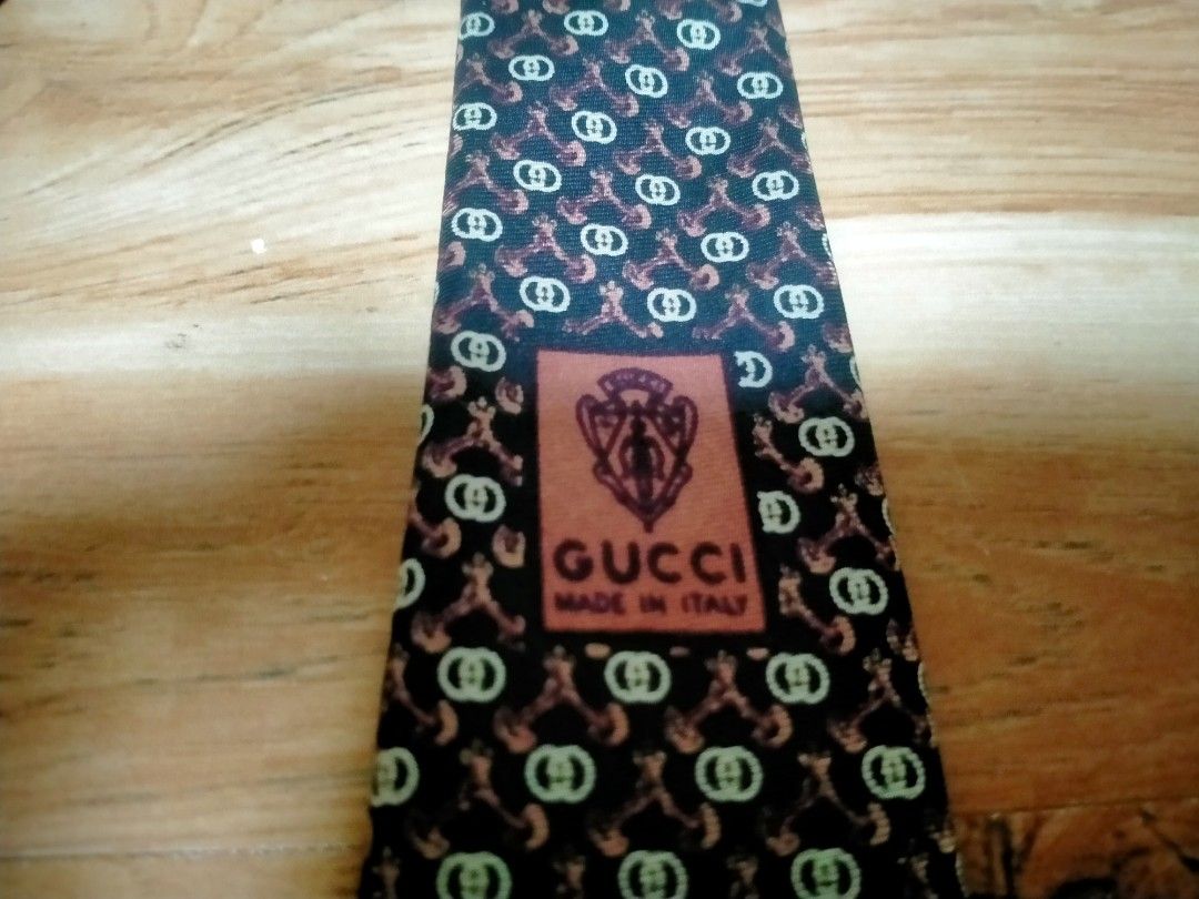 GUCCI NECKTIE (Category: Ties) located in Cabuyao City. Submitted by Bike_Clothing10 (Listing ID 1467609520, Image 3). Description: READ FIRST... FOR SALE: GUCCI NECKTIE Excellent Condition Looks New Made in Italy PRICE: 1350 Free Shipping (J&T) PICK UP OR SHIPPING ONLY LOCATION: Cabuyao Laguna -NO COD/COP- 📩PM -Thanks-.