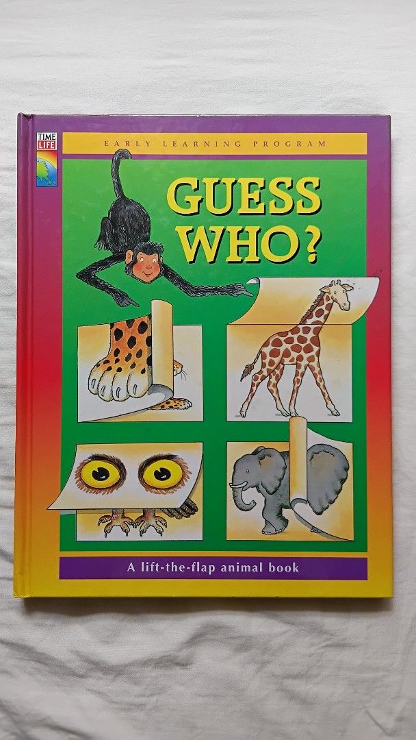 "Guess Who?" Time-Life Early Learning Program Children's Book (Category: Children's Books) located in Antipolo. Submitted by imperial_trader (Listing ID 1467613919, Image 1). Description: *NEGOTIABLE/OPEN TO OFFERS as well - offers will be considered until a deal is made (items are delivered to the buyer and payment is made) - auto accept price: Php 600 - Time-Life is a USA children's book brand/publisher from the late 90's to early 2000's - good