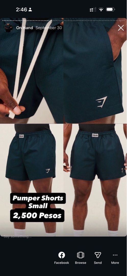 Gymshark Pumper Shorts Small (Category: Activewear) located in Quezon City. Submitted by roneedv (Listing ID 1467839035, Image 1). Description: Follow us on Instagram: @jachumolina @roneedv Ready to ship💯 100% Authentic and Brandnew🇺🇸 Open for Video Call Can send Videos or Actual Pictures Same-day delivery via Lalamove or Pick-up Nationwide shipping via J&T Same-day delivery via Lalamove or Pick-up Nationwide shipping via LBC or J&T.