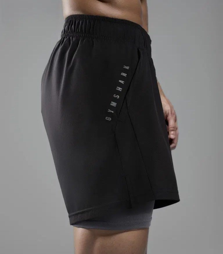 Gymshark Sport 5” 2n1 Short (Category: Activewear) located in Davao. Submitted by lumpiashanghai (Listing ID 1467741313, Image 3). Description: Gymshark Sport 5” 2n1 Short Waist 34-36, Length 14 Excellent Condition No issue & Need wash 650 +shipping.