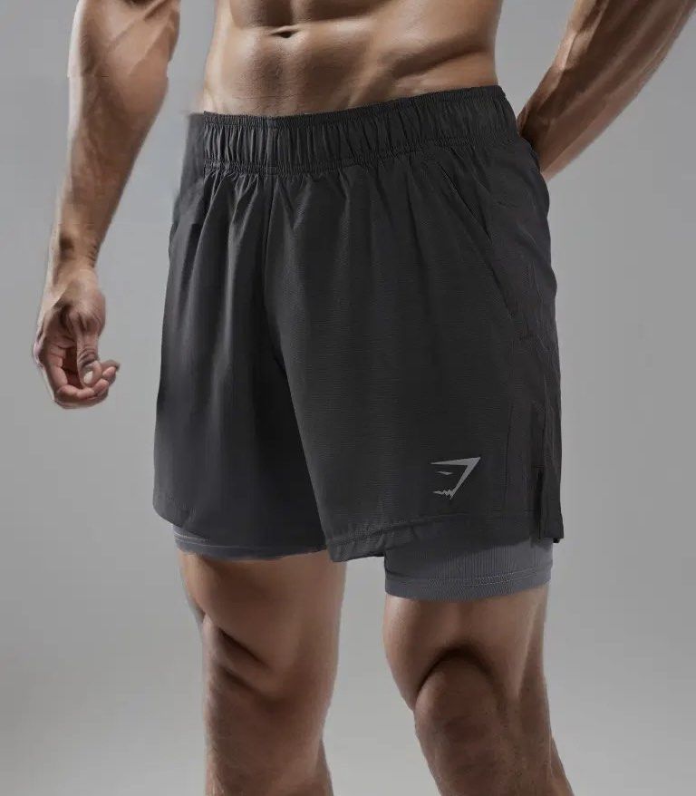 Gymshark Sport 5” 2n1 Short (Category: Activewear) located in Davao. Submitted by lumpiashanghai (Listing ID 1467741313, Image 1). Description: Gymshark Sport 5” 2n1 Short Waist 34-36, Length 14 Excellent Condition No issue & Need wash 650 +shipping.