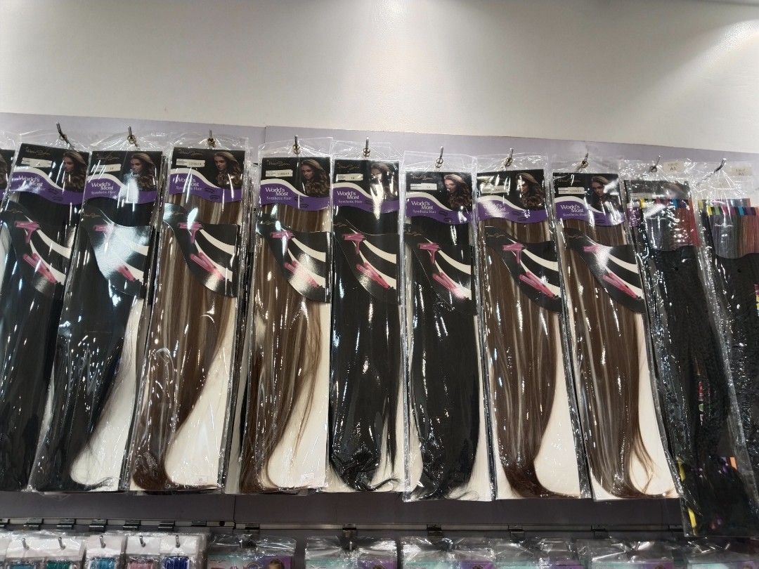 Hair Extensions Multiple Colors Available (Category: Hair Accessories) located in Manila. Submitted by zdmal (Listing ID 1467623454, Image 1). Description: - Premium hair extensions available in multiple shades (Black, Brown, Blonde) - Instantly adds length and volume for styling or daily wear - Securely packaged in clear plastic sleeves with purple branding - Ready to ship or meet up in the Philippines - DM us to check availability of your prefe