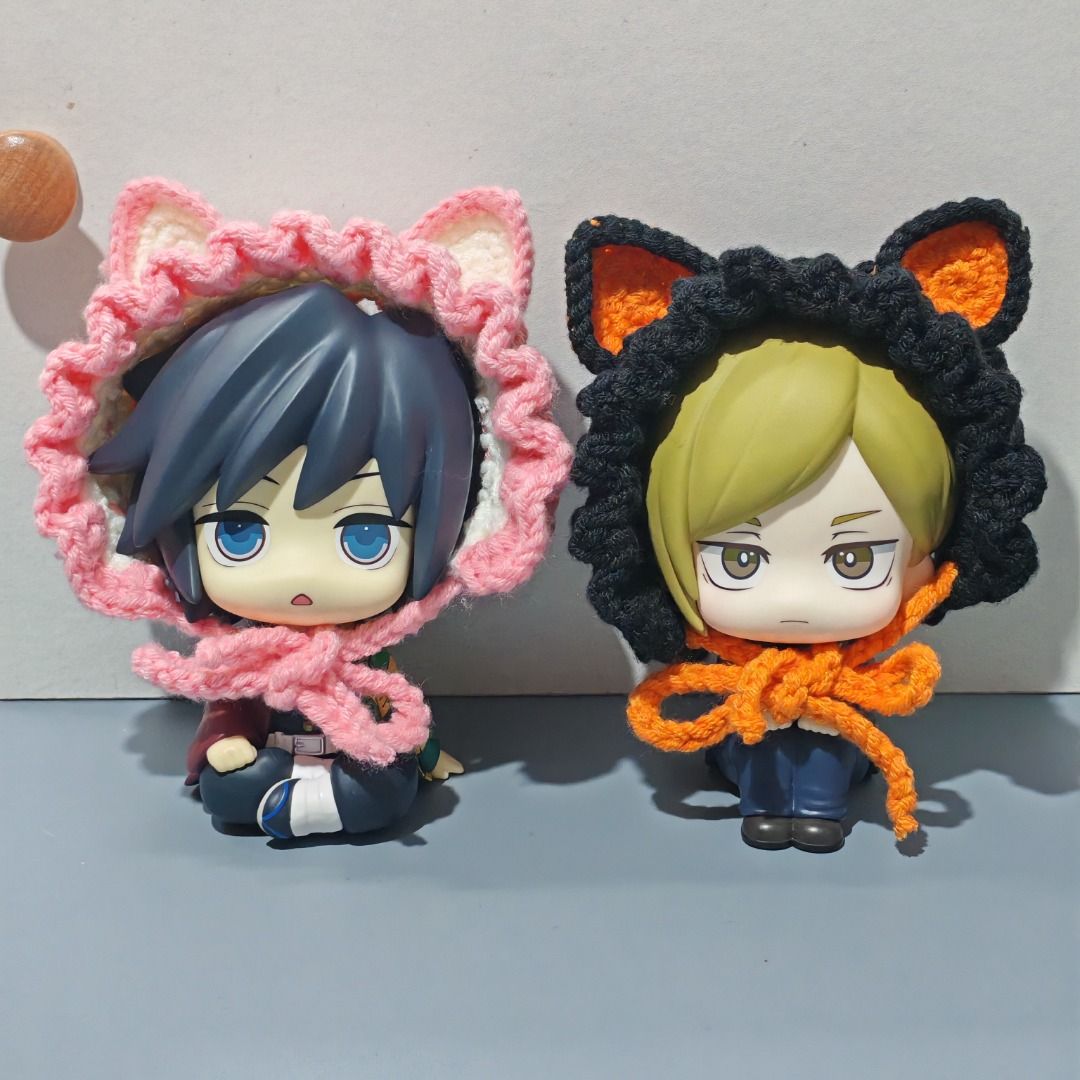 Handmade Cat Headdress for Look up figures (Category: Handmade Craft) located in Manila. Submitted by 1k0uzee3 (Listing ID 1467649680, Image 1). Description: handmade cat headdress for look up figures.ᐟ⋆ October sale : PHP 100 each Original price : PHP 150 each code/colors: pink cat • orange cat customizable color and size. TAT : 3 days - 1 week dm me to claim/order. --- pay as you order.ᐟ loc: ermita, manila mod: j&t express mop: gcash/maribank/