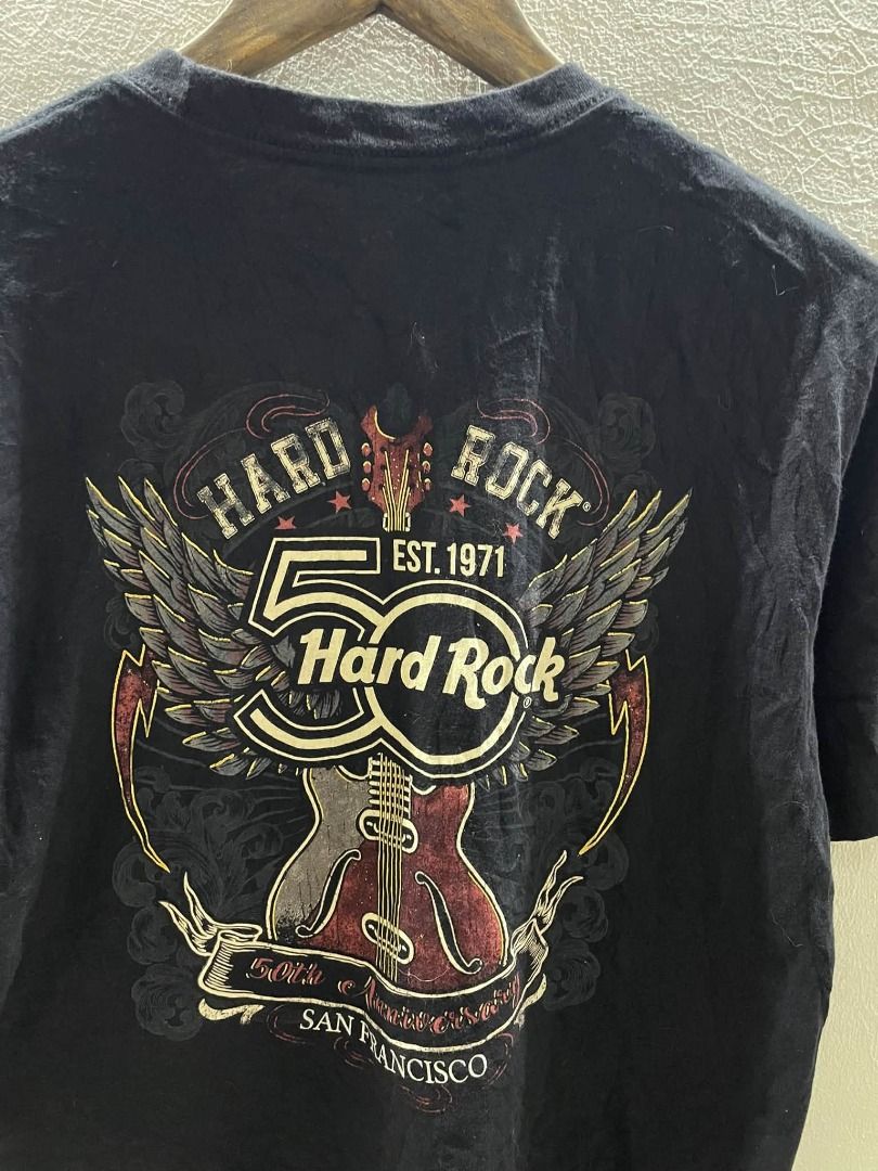 HARDROCK LIMITED EDITION TEE (Category: Tshirts & Polo Shirts ) located in Caloocan City. Submitted by vntgxlocalsph (Listing ID 1467732737, Image 2). Description: ISSUE : MIN GRAPHIC FADING DIMES : 19x27 BEST FIT MED.