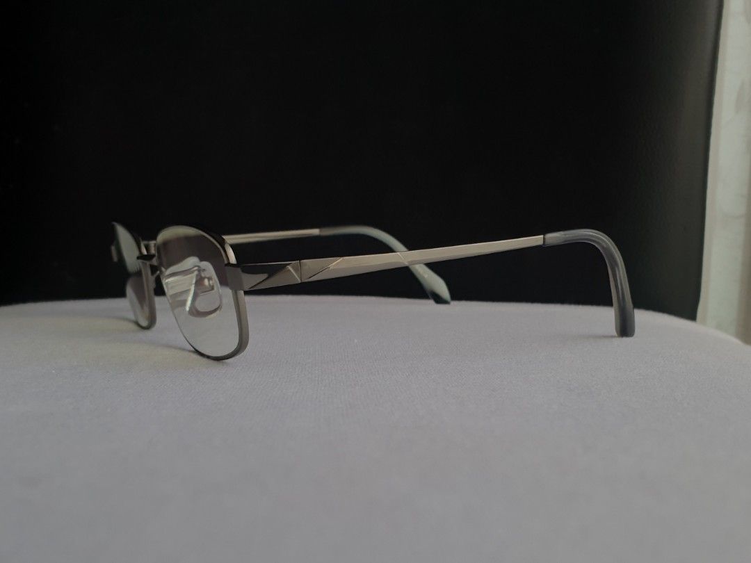 Hardy Amies Titanium Eyeglass Frame (Category: Sunglasses & Eyewear) located in Quezon City. Submitted by WasalakTwo (Listing ID 1467772981, Image 3). Description: Bought in Japan Durable and high quality Goodcondition Still presentable Lens are graded, but replaceable Open for delivery nationwide Front Width 13.4cm Front Height 3.5cm.