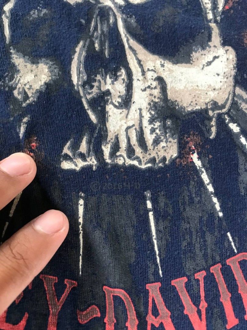HarleyDavidson Barnett El Paso Texas Skull tee (Category: Tshirts & Polo Shirts ) located in Bayambang. Submitted by marvinarenasph (Listing ID 1467718559, Image 3). Description: Brand: Harley-Davidson (Barnett, El Paso) Lesser Primt Design Flat Dimes: 20x26 Size Medium- Semi Large issue: Minimal LooseStitch Sleeve Price: 449 📍Location Bautista Pangasinan .