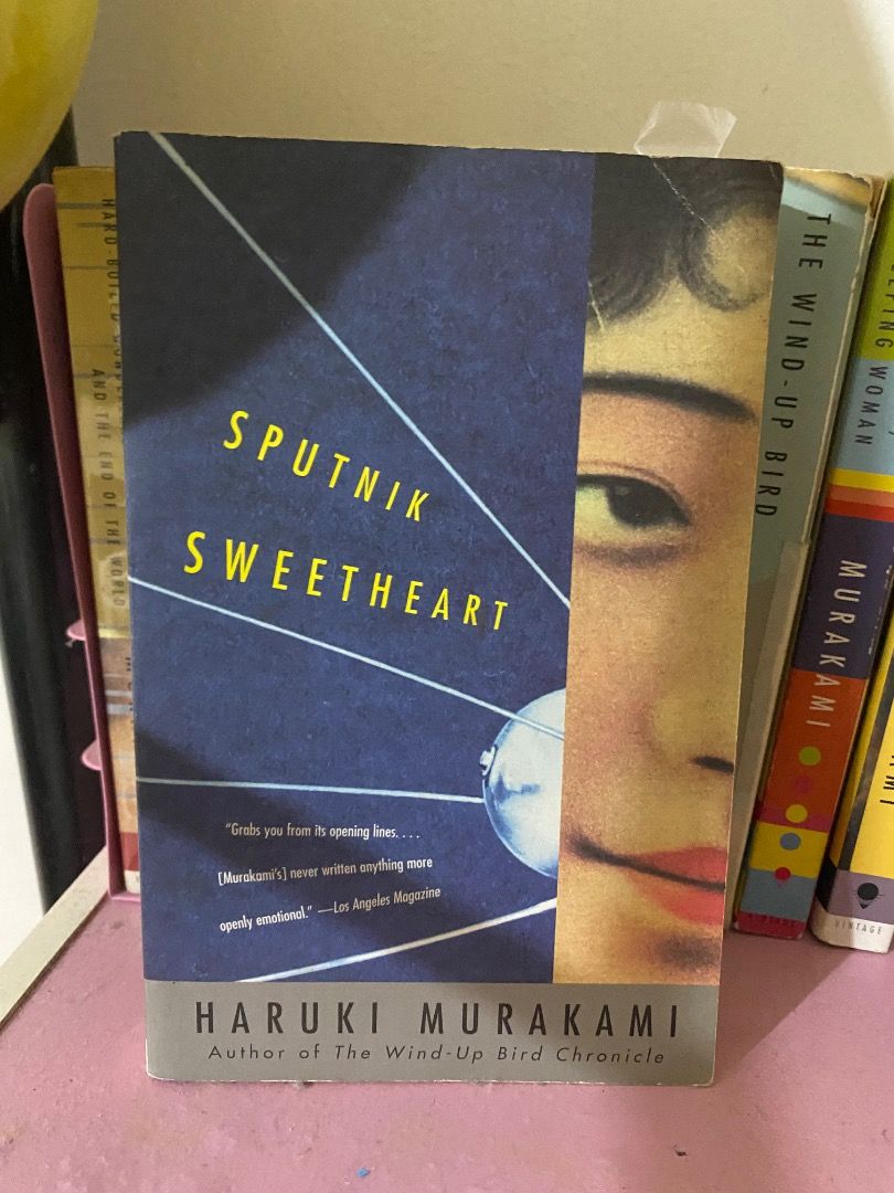 Haruki Murakami Novel Paperback Collection (Category: Storybooks) located in Makati City. Submitted by _lazy_latte (Listing ID 1467635271, Image 2). Description: - Collection of 10 Haruki Murakami novels published by Vintage - Condition: Minor shelf wear on some spines and edges from previous reading - RARE John Gall covers -SOLD AS SET.