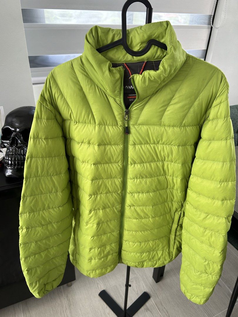 Hawke & Co Lime Green Puffer Jacket (M) (Category: Coats, Jackets and Outerwear) located in Dasmarinas. Submitted by sfclosetcleanup (Listing ID 1467642706, Image 3). Description: 17 x 29.