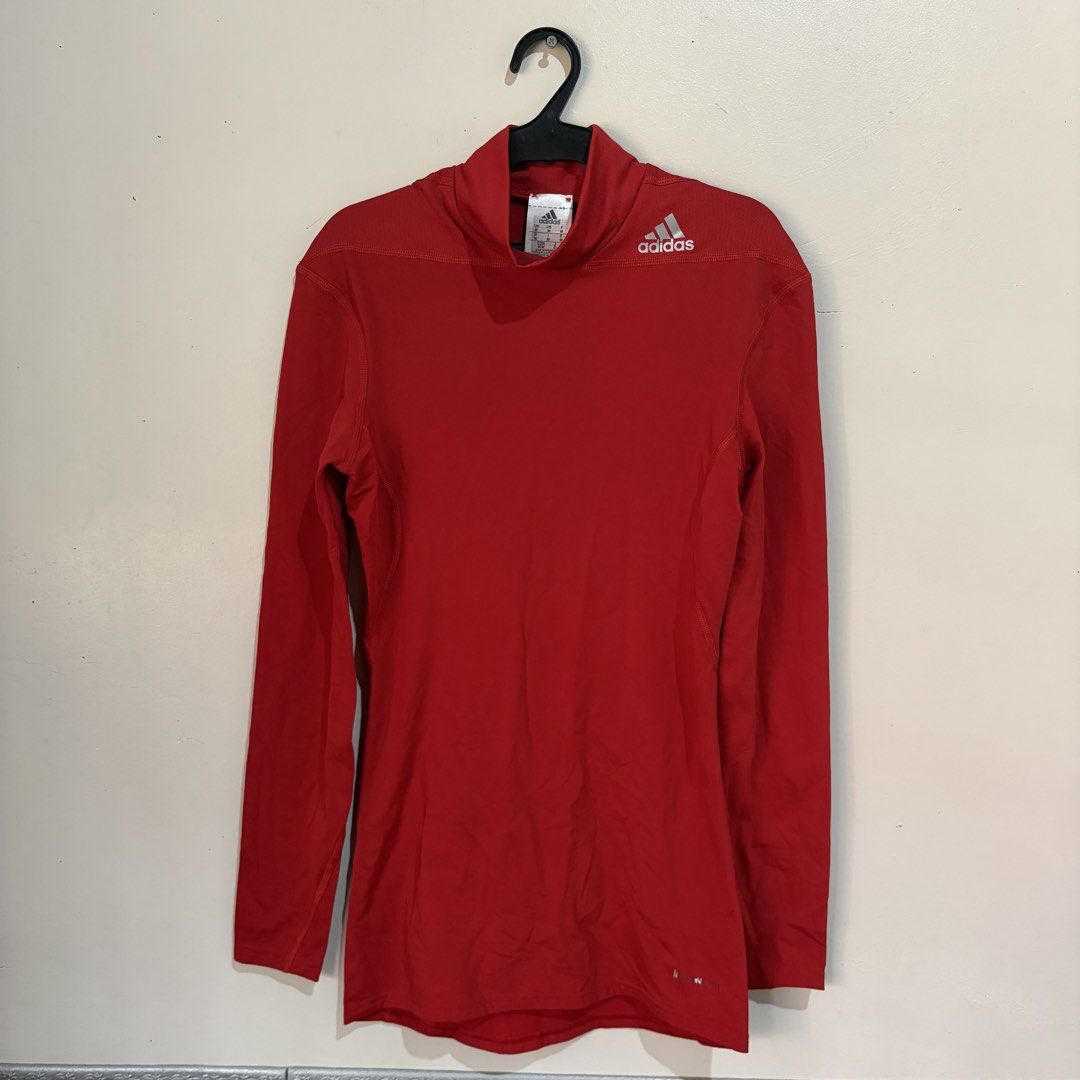 Heattech Adidas Red Techfit (Category: Coats, Jackets and Outerwear) located in Manila. Submitted by serra_shop (Listing ID 1467640056, Image 1). Description: Original 100% Adidas Open for nego Can fit S- Medium 10/10 Location : Pampanga Courier : J&T.