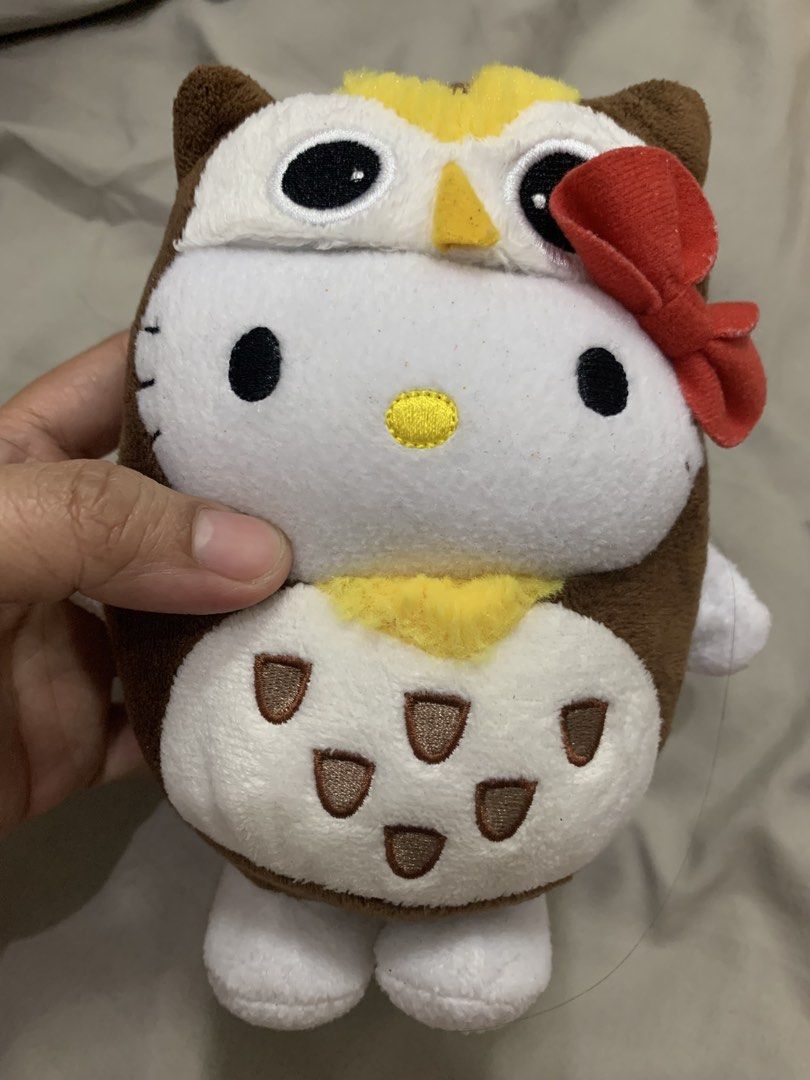 Hello kitty owl stuffed toy (Category: Plushies & Soft Toys) located in Caloocan City. Submitted by appleblossoms07 (Listing ID 1467764806, Image 1). Description: Apps st pouch # 4.