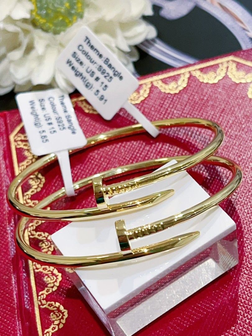 hk setting Headlock Nail Bangle Silver 925 (Category: Bracelets) located in Manila. Submitted by primejewelry (Listing ID 1467603849, Image 1). Description: .