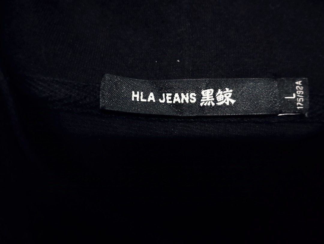 HLA Jeans Black Hoodie (Category: Coats, Jackets and Outerwear) located in Quezon City. Submitted by thegentlethrifter_1.0 (Listing ID 1467713341, Image 2). Description: Color Rate: 9.5/10 (Good Condition) Size on Tag: L (Mens) Fit to: M to Semi-L (Mens) L to Semi-XL (Womens) Price: Php 400 + Shipping Dimes: 27.5 inches (Length) 21.5 inches (Width) Note: More verification may be required. Complete tags. We do not declare whether the item is legit