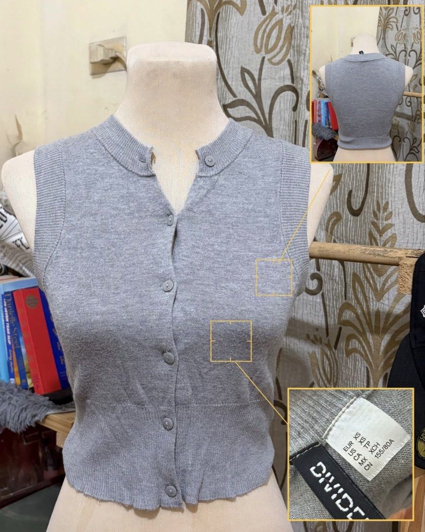 H&M (knitted) (Category: Sleeveless) located in Baguio. Submitted by bianca_mv (Listing ID 1467636519, Image 1). Description: .